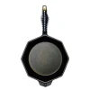 Lodge S12-10001 12" Octagonal Cast Iron With Stainless Steel Spring Handle Handle Finex® Skillet