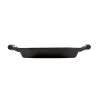 Lodge G12-10002 12" Octagonal Cast Iron With Dual Stainless Steel Spring Handles Finex® Grill Pan