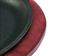 Lodge UOPB1 11.75" W X 9.25" D Oval Wood Underliner (6 Each Per Case)