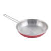 Bon Chef 60309 3 Qt. 4 Oz. Round Stainless Steel With Aluminum Core Classic Country French Collection Saute Pan And Skillet