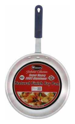 Winco AFP-12A-H 12" Aluminum Gladiator Fry Pan