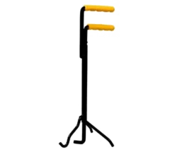 Lodge A5DLL 16.13" High Temperature Black Finish Yellow Handle Deluxe Lid Lifter (4 Each Per Case)