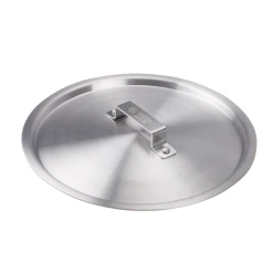 Winco ASet-5 5 Qt. Aluminum Saute Pan