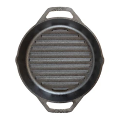 Lodge L8GPL 10.25" Dia. X 2" H Dual Handled Cast Iron Grill Pan (3 Each Per Case)