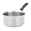 Vollrath 77739 1.5 Qt. 10 Gauge 3004 Aluminum Core TriVent Silicone Insulated Handle Tribute 3-Ply Sauce Pan