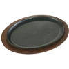 Lodge UJOP 15.5" W X 12" D Oval Wood Underliner (6 Each Per Case)