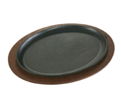 Lodge UJOP 15.5" W X 12" D Oval Wood Underliner (6 Each Per Case)