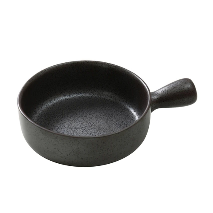 Yanco DB-4106 18 Oz. Porcelain Diamond Black Skillet 1 Yanco DB-4106 18 Oz. Porcelain Diamond Black Skillet