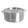 Thunder Group SLSBP030 30 Qt. Stainless Steel Encapsulated Base Brazier With Lid
