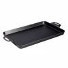 Lodge BW15BP 10.81" W X 19.06" D X 1.5" H Cast Iron Rectangular Baking Pan With Handles (2 Each Per Case)