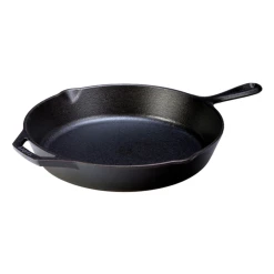 Lodge L10SKWLBR 12.5625" Round Cast Iron With Helper Handle Wildlife Series™ Skillet (3 Each Per Case)