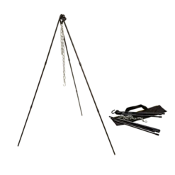 Lodge ATP2 40 To 60" Adjustable Legs Black Finish Dutch Oven Tripod (2 Each Per Case)