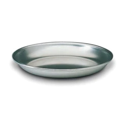 Matfer Bourgeat 532340 15-3/4" Aluminum Round Seafood Tray
