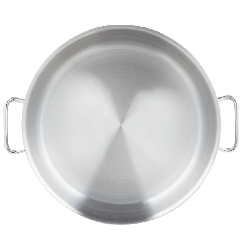 Vollrath 47761 18 Qt. Aluminum Intrigue Brazier / Casserole 1 Vollrath 47761 18 Qt. Aluminum Intrigue Brazier / Casserole