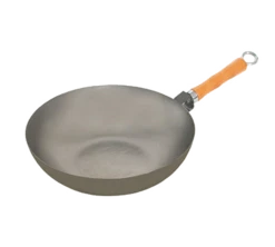 Town 34733 11-1/2" Steel Mandarin Wok Pan