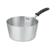 Vollrath 68305 5.5 Qt. 11 Gauge Aluminum Alloy TriVent Silicone Handle With EverTite Riveting Wear-Ever Tapered Sauce Pan