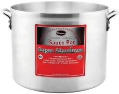 Winco AXHA-26 26 Qt. Aluminum Sauce Pot