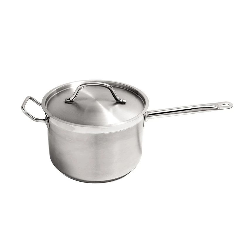 CAC China S3AP-10H 10 Qt. Stainless Steel Saucepan (2 Each Per Case) 1 CAC China S3AP-10H 10 Qt. Stainless Steel Saucepan (2 Each Per Case)