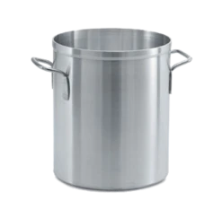 Vollrath 67520 20 Quarts 8 Ga. Standard Aluminum Natural Classic Stock Pot