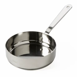 American Metalcraft SHIP41 4.75" Dia. Stainless Steel Round Mini Induction Fry Pan