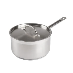 Vollrath 7342 2.75 Qt. 3000 Series Aluminum Riveted Handle With Natural Finish Arkadia Sauce Pan