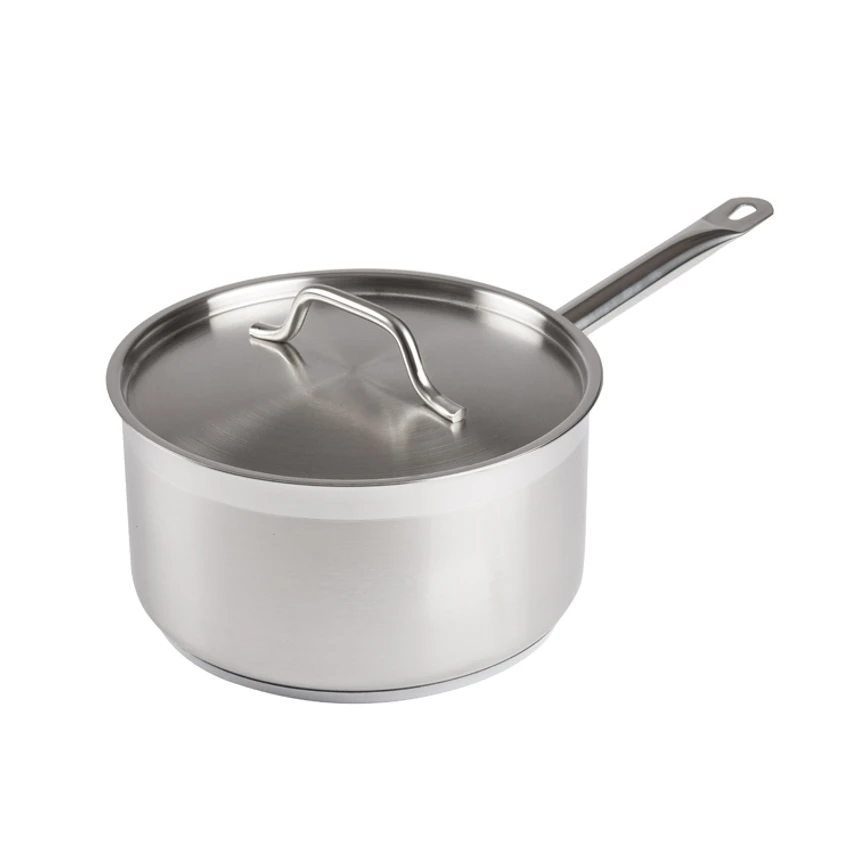 Vollrath 7342 2.75 Qt. 3000 Series Aluminum Riveted Handle With Natural Finish Arkadia Sauce Pan 1 Vollrath 7342 2.75 Qt. 3000 Series Aluminum Riveted Handle With Natural Finish Arkadia Sauce Pan