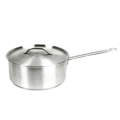 Thunder Group SLSSP100 10 Qt. Stainless Steel Welded Handle Sauce Pan With Lid
