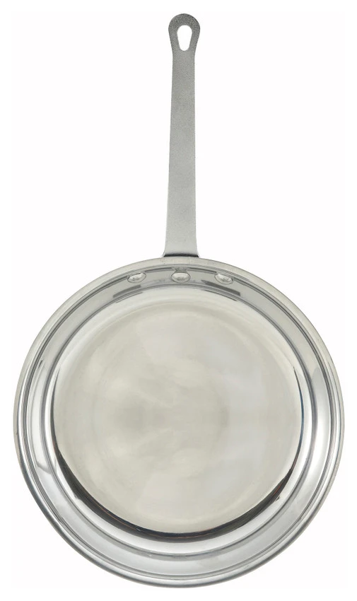 Winco AFP-12 12" Aluminum Majestic Fry Pan 1 Winco AFP-12 12" Aluminum Majestic Fry Pan