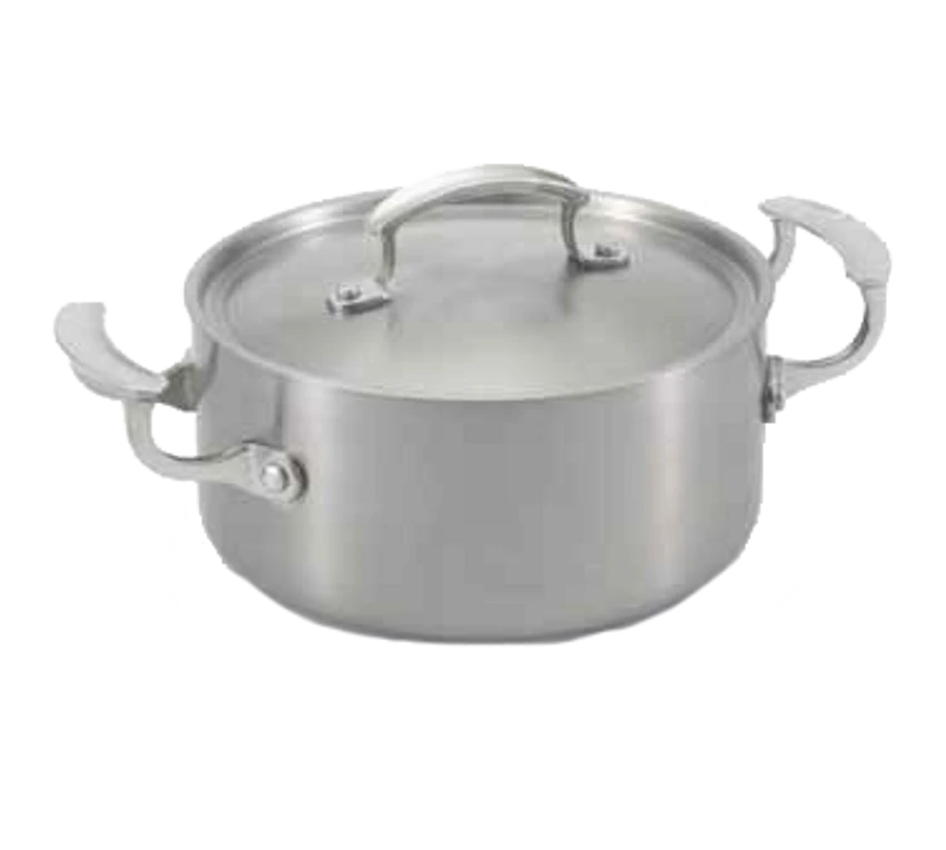 Vollrath 49410 7-7/8" Dia. Stainless Steel / Aluminum Miramar Display Cookware Casserole 1 Vollrath 49410 7-7/8" Dia. Stainless Steel / Aluminum Miramar Display Cookware Casserole