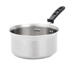 Vollrath 77740 2.5 Qt. 10 Gauge 3004 Aluminum Core TriVent Silicone Insulated Handle Tribute 3-Ply Sauce Pan