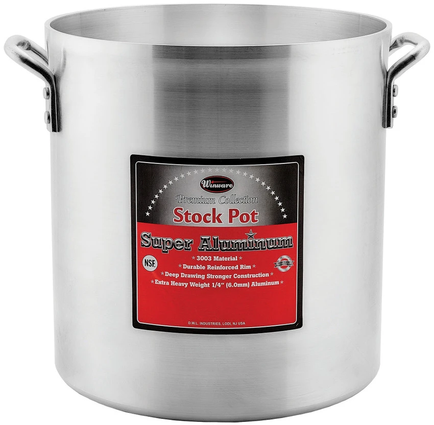 Winco AXHH-12 12 Qt Professional Stock Pot 1 Winco AXHH-12 12 Qt Professional Stock Pot