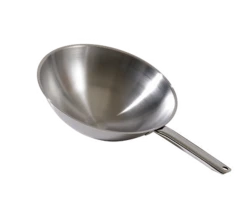 Matfer Bourgeat 686730 12" Dia. Stainless Steel Tradition Plus Wok