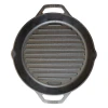 Lodge L10GPL 12" Dia. Dual Handled Cast Iron Grill Pan (3 Each Per Case)