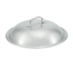 Vollrath 49426 12.75" Dia. 3-Ply Construction Satin Finish Interior & Exterior With Mirror Finish Handle Miramar High Dome Cover