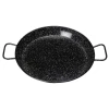 Winco CSPP-23E 23-5/8" Dia. Carbon Steel Round Paella Pan