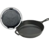 Lodge L10SK3BS 10.6875" Round Cast Iron With Helper Handle Boy Scout Skillet (3 Each Per Case)