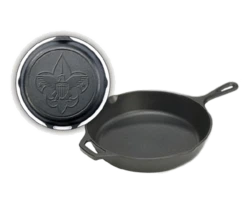 Lodge L10SK3BS 10.6875" Round Cast Iron With Helper Handle Boy Scout Skillet (3 Each Per Case)