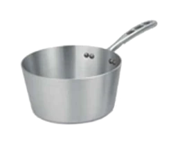 Vollrath 67305 5.5 Qt. 11 Gauge Aluminum Alloy With Natural Finish Wear-Ever Tapered Sauce Pan