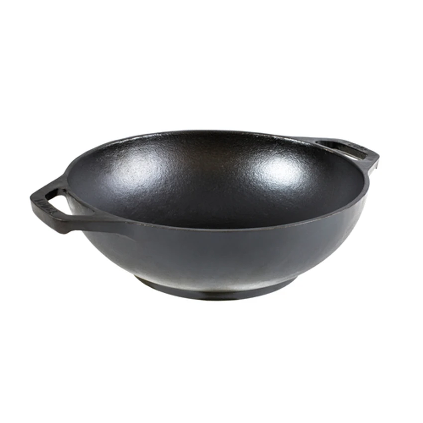 Lodge L6MW 6.44" Cast Iron Oven Safe Dual Handles Mini Wok (6 Each Per Case) 1 Lodge L6MW 6.44" Cast Iron Oven Safe Dual Handles Mini Wok (6 Each Per Case)