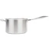Vollrath 47743 7 Qt. Stainless Steel And Aluminum Clad Bottom Intrigue Stainless Steel Sauce Pan