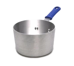 Vollrath 434112 1.5 Qt. 11 Gauge Aluminum Alloy Cool Handle With EverTite Riveting Wear-Ever Tapered Sauce Pan