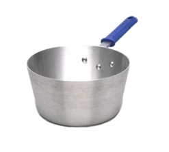 Vollrath 434312 3.75 Qt. 11 Gauge Aluminum Alloy Cool Handle With EverTite Riveting Wear-Ever Tapered Sauce Pan