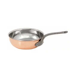 Matfer Bourgeat 373020 1.63 Qt. Stainless Steel And Copper Flared Bourgeat Saute Pan