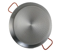 Matfer Bourgeat 70528 11" Dia. Steel Round Paella Pan
