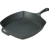 Lodge L8SQ3 10.5" Square Cast Iron With Helper Handle Skillet (3 Each Per Case)