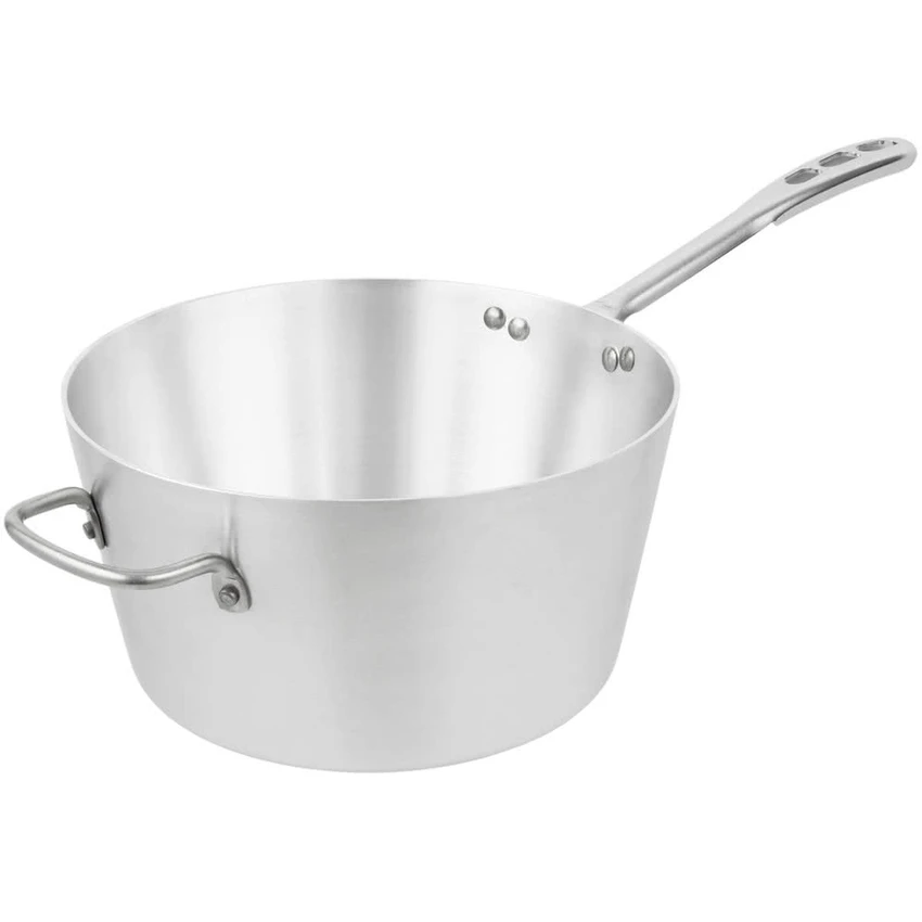 Vollrath 67308 8.5 Qt Aluminum Wear-Ever Tapered Sauce Pan 1 Vollrath 67308 8.5 Qt Aluminum Wear-Ever Tapered Sauce Pan