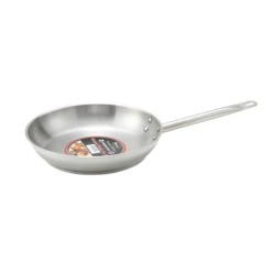 Winco SSFP-14 14.25" Stainless Steel And Aluminum Premium Fry Pan