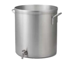 Vollrath 68691 100 Quarts 2 Ga. With Faucet Heavy Duty Aluminum Natural Classic Select Stock Pot