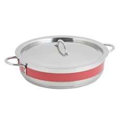 Bon Chef 60032CFRED 9 Qt. Stainless Steel Classic Country French Pot
