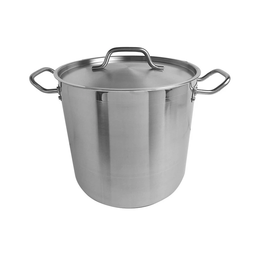 Thunder Group SLSPS4016 16 Qt. Stainless Steel Stock Pot 1 Thunder Group SLSPS4016 16 Qt. Stainless Steel Stock Pot